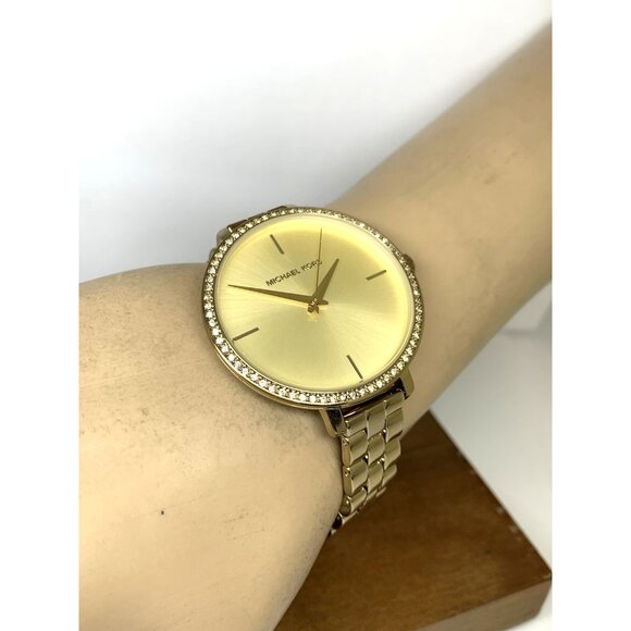 Michael Kors Women\'s Watch MK4399 Charley Quartz Gold Stainless Steel 38mm main image 9